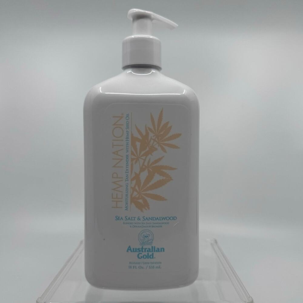 Australian Gold Hemp Nation Sea Salt Sandalwood Tan Extender 18fl oz / 535ml